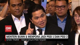 VIDEO: Erick Thohir, Menteri BUMN & Menpora Jadi PSSI 1 dan PSSI 2