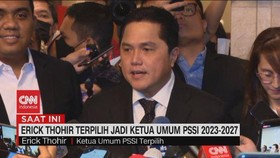 VIDEO: Pernyataan Erick Thohir Terpilih Jadi Ketua Umum PSSI