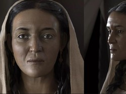 Potret Sosok Perempuan Arab Kuno 2.000 Tahun Lalu, Sebagian Rambut Ditutup Kerudung
