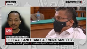 VIDEO: Riuh Warganet Tanggapi Vonis Sambo CS