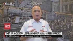 VIDEO: Tiket KA Angkutan Lebaran Dibuka Mulai 26 Februari 2023