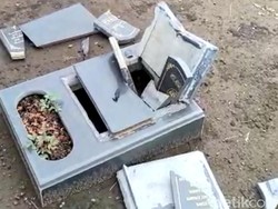 Puluhan Makam di Blitar Dirusak Disertai Surat Ancaman dari Munkar-Nakir