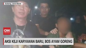 VIDEO: Aksi Keji Karyawan Baru, Bos Ayam Goreng