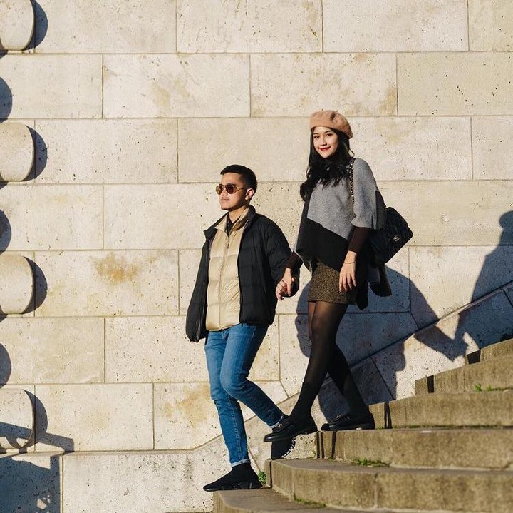 <p>Selain Erina, Kaesang juga membagikan momen romantis bersama istrinya itu ketika di Eropa. Ia bahkan tak segan untuk mengungkapkan rasa cinta pada sang istri, Bunda. (Foto: Instagram @erinagudono/ @kaesangp)</p>