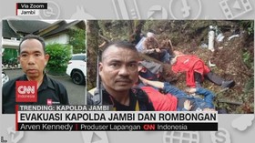 VIDEO: Evakuasi Kapolda Jambi dan Rombongan