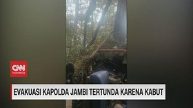 VIDEO: Evakuasi Kapolda Jambi Tertunda Karena Kabut