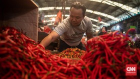 Harga Cabai Merah Kian 'Pedas' Awal Pekan Ini, Tembus Rp70 Ribu di DKI