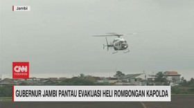 VIDEO: Gubernur Jambi Pantau Evakuasi Heli Rombongan Kapolda