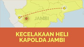 INFOGRAFIS: Kecelakaan Heli Kapolda Jambi