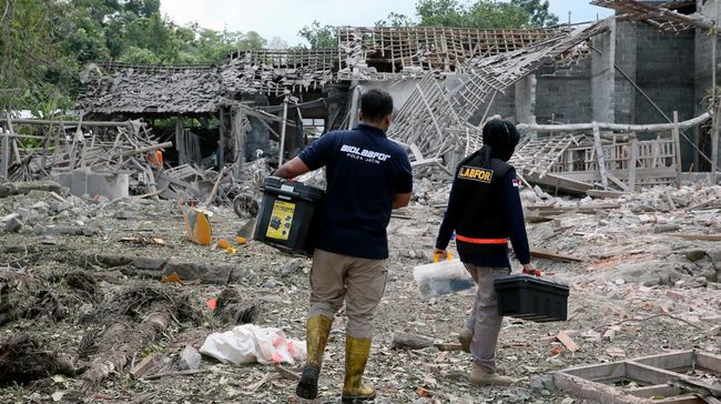 Pieces of Blitar Explosion Victims Examined by LabFor