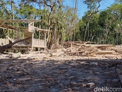 10 Kg Bahan Peledak dalam 3 Panci Ditemukan di TKP Ledakan Maut Blitar