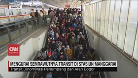 VIDEO: Mengurai Padatnya Penumpang Di Stasiun Manggarai