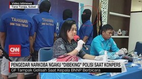 VIDEO: Pengedar Narkoba Ngaku Dilindungi Polisi Saat Konpers