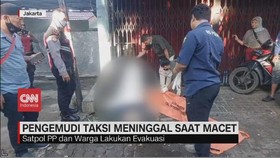 VIDEO: Pengemudi Taksi Meninggal Saat Macet