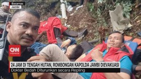 VIDEO: 24 Jam Di Tengah Hutan, Rombongan Kapolda Jambi Dievakuasi