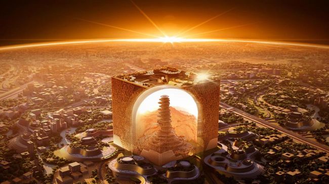 Viral Bangunan Mirip Kabah Diklaim Bakal Jadi Gedung Terbesar di Dunia, Begini Penampakannya