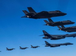 Jet Tempur Korsel Melesat Gara-gara Pesawat Rusia Mendekat