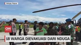 VIDEO: 18 Warga Dievakuasi dari Nduga