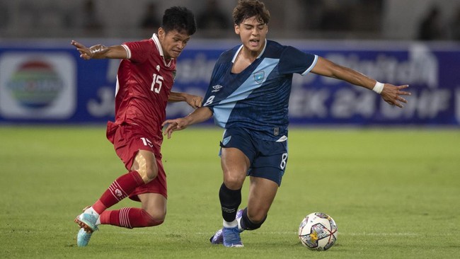 Timnas Indonesia U-20 tertinggal 0-1 dari Guatemala dalam laga turnamen mini yang berlangsung di Stadion Utama Gelora Bung Karno, Selasa (21/2).