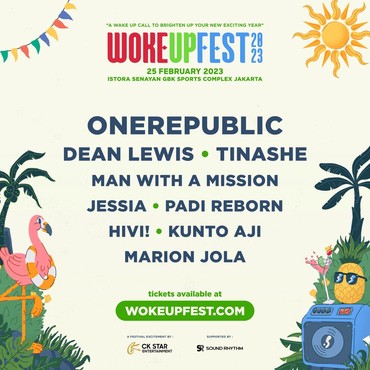 One Republic hingga Padi Reborn Ramaikan Woke Up Fest 2023