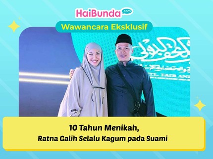 10 Tahun Menikah, Ratna Galih Selalu Kagum pada Suami