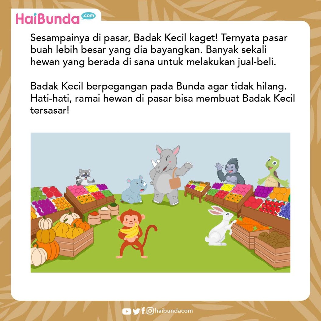 Badak Berani Mandiri, Bunda…