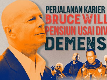 Infografis: Perjalanan Karier Bruce Willis, Pensiun Usai Divonis Demensia