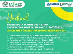 Jadwal SNBT UNIMED dan Jumlah Kuota Tiap Jurusannya