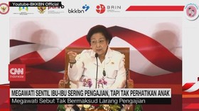 VIDEO: Megawati Sentil Ibu-Ibu Pengajian, Tapi Tak Perhatikan Anak