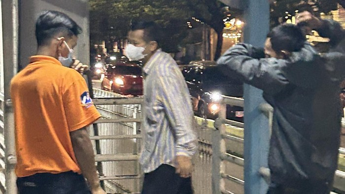 Pelaku Pelecehan Seksual di TransJakarta rute Monas-Pulogadung, Senin (20/2/2023)