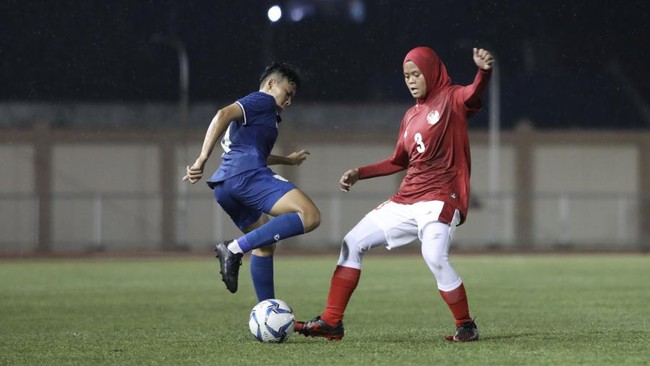 Timnas Putri Indonesia kalah dari Taiwan dalam pertandingan Grup F fase pertama Kualifikasi Olimpiade 2024 Zona Asia di Lebanon, Selasa (11/4).