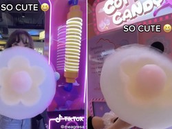 Gemas! Bunga-bunga Cantik Ini Dibuat dari Cotton Candy