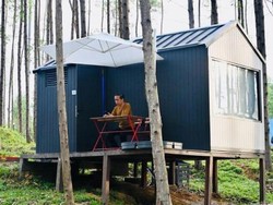Momen Jokowi-Iriana Nginap di Kawasan Glamping IKN