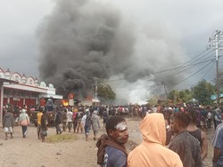 TNI Bantu Redam Kerusuhan di Wamena gegara Isu Penculikan Anak