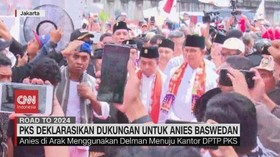 VIDEO: Kader PKS Jemput Anies Sebelum Deklarasi Capres