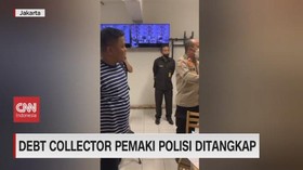 VIDEO: Debt Collector Pemaki Polisi Ditangkap