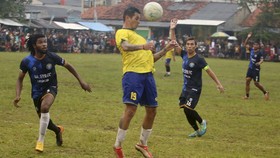 FOTO: Liga 2 Dihentikan, Pemain Pilih Main Tarkam