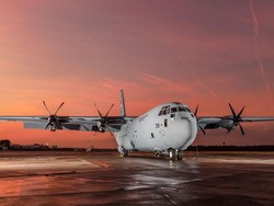 Gagah! Ini Penampakan Pesawat Super Hercules C-130J yang Baru Diterima TNI AU