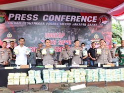 Sabu Rp 415 M Asal Malaysia yang Akan Diedarkan di Jakarta Digagalkan