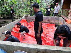 Relawan Ganjar Ajak Warga Budidaya Ikan Nila dengan Sistem Bioflok