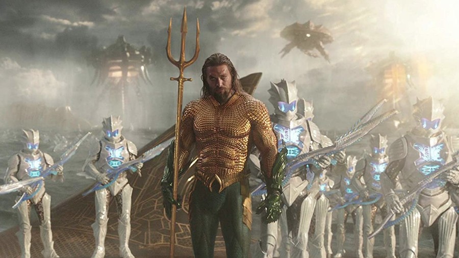 Aquaman Penampilan Jason Momoa sebagai Aquaman.