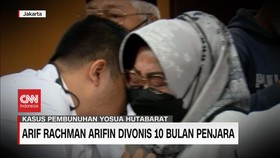 VIDEO: Arif Rachman Arifin Divonis 10 Bulan Penjara