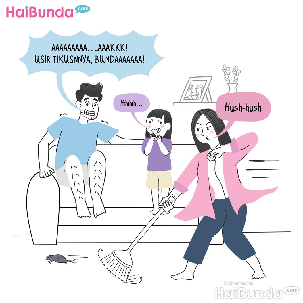 Komik Apa Jadinya Ayah Tanpa Bunda