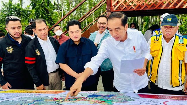 STY Jokowi Responds to Building National Team Training Center at IKN