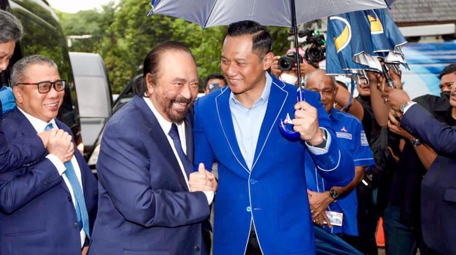 Ketua DPP NasDem Willy Aditya mengibaratkan hubungan Surya Paloh dan AHY seperti keponakan dan om.