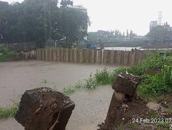 Korban Banjir Kembangan Utara Minta Pembangunan Turap Dituntaskan Segera!
