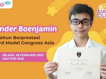 Alexander Boenjamin, Usia 14 Tahun Berprestasi di Harvard Model Congress Asia 2023