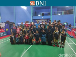 Coaching Clinic Bareng Legenda Ramaikan Final BNI Sirnas B di Batam