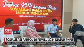VIDEO: Sosialisasi Parpol di Pemilu 2024 Diatur PKPU