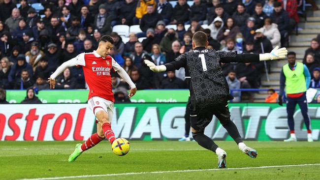 Dua pemain Arsenal, Gabriel Martinelli dan Fabio Vieira yakin The Gunners bisa hajar Manchester United di Stadion Emirates, Minggu (3/9).